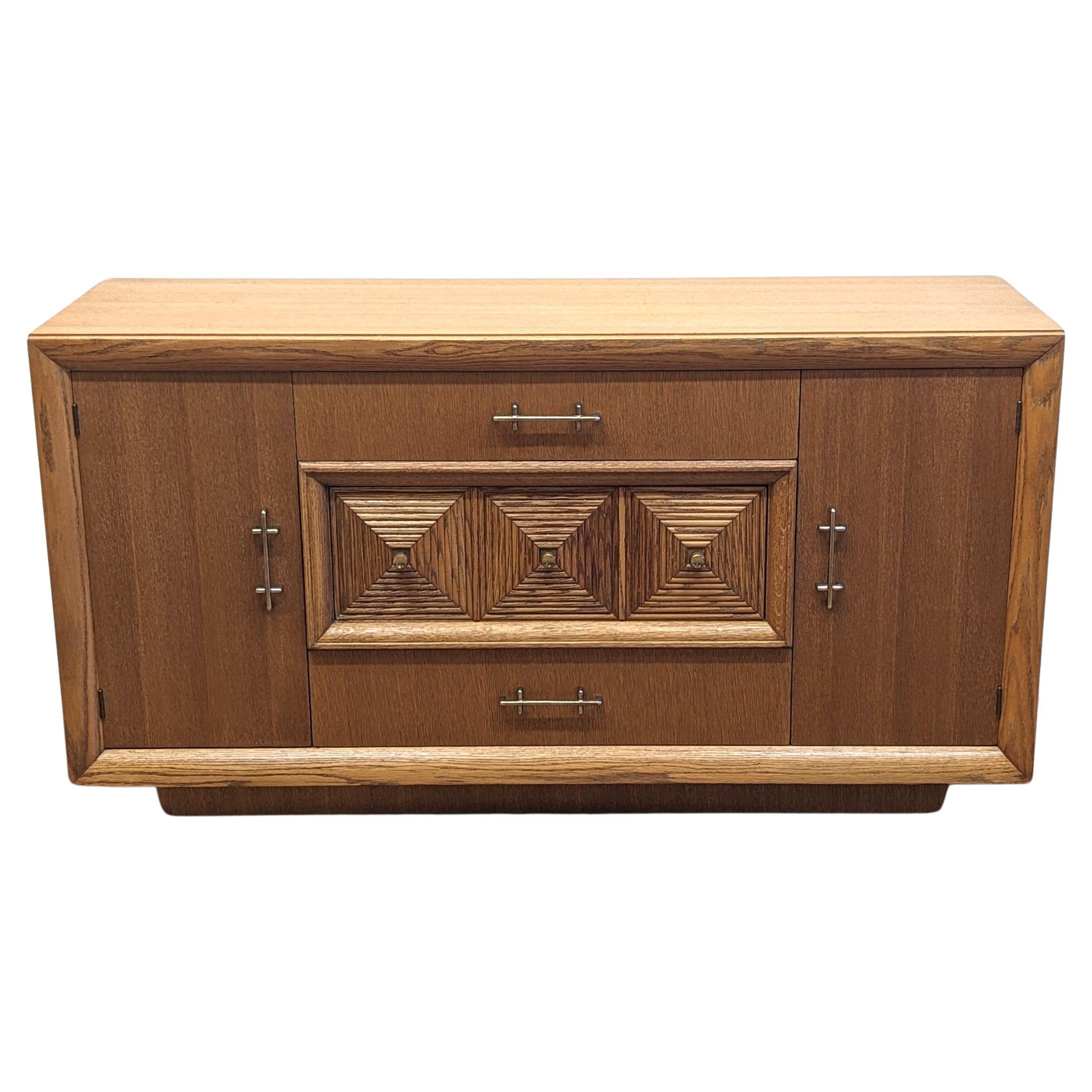 Mid Century Art Deco Credenza Style of Maxime Old For Sale