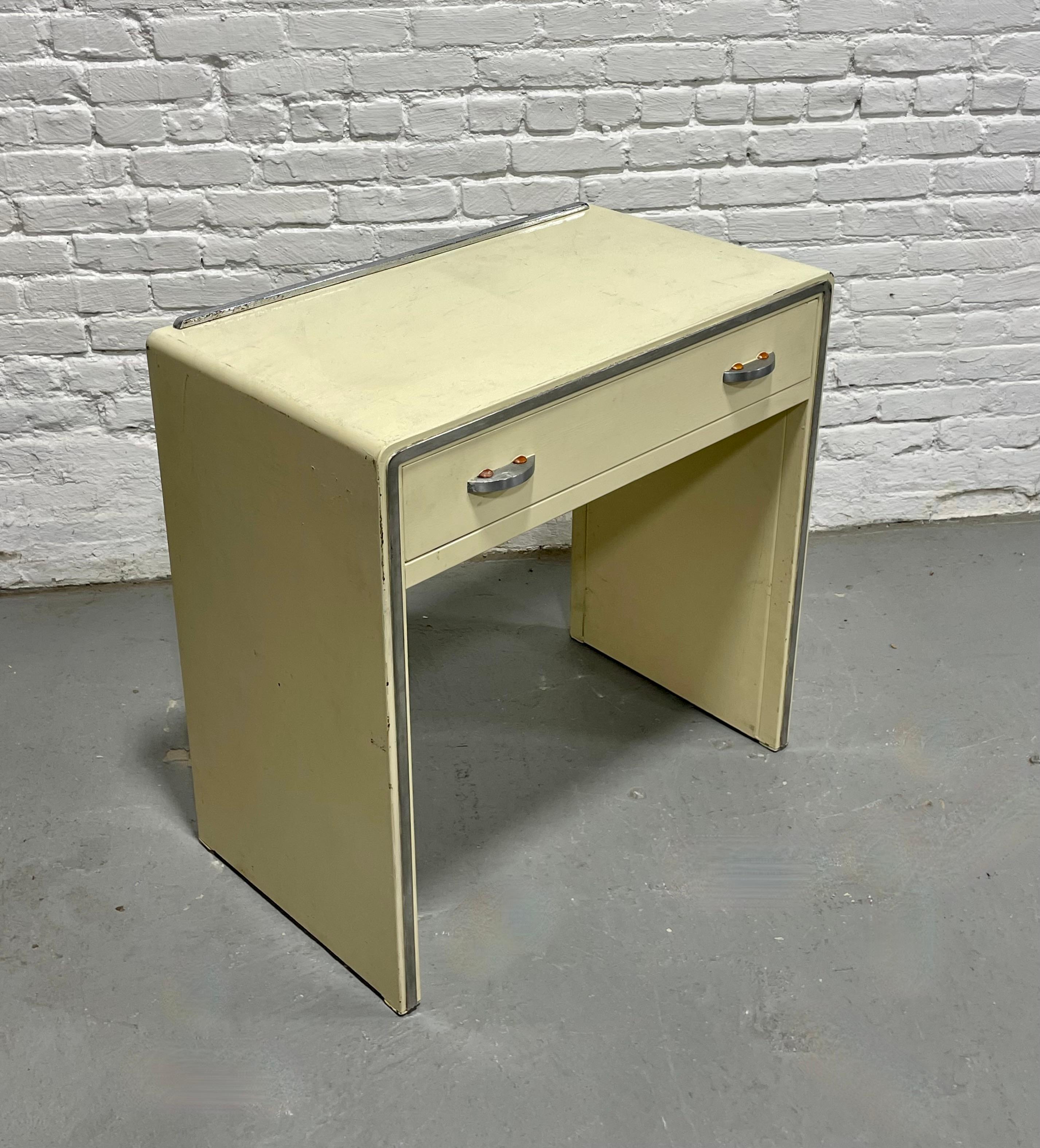 Scrivania/console in metallo di Simmons Furniture Co., 1950 ca. in vendita 8