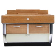 Mid-Century Art Deco Streamlined Moderne Butcher´s Block