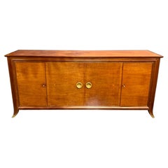 Mid Century Art Deco Style Mahogany 4 Door Sideboard