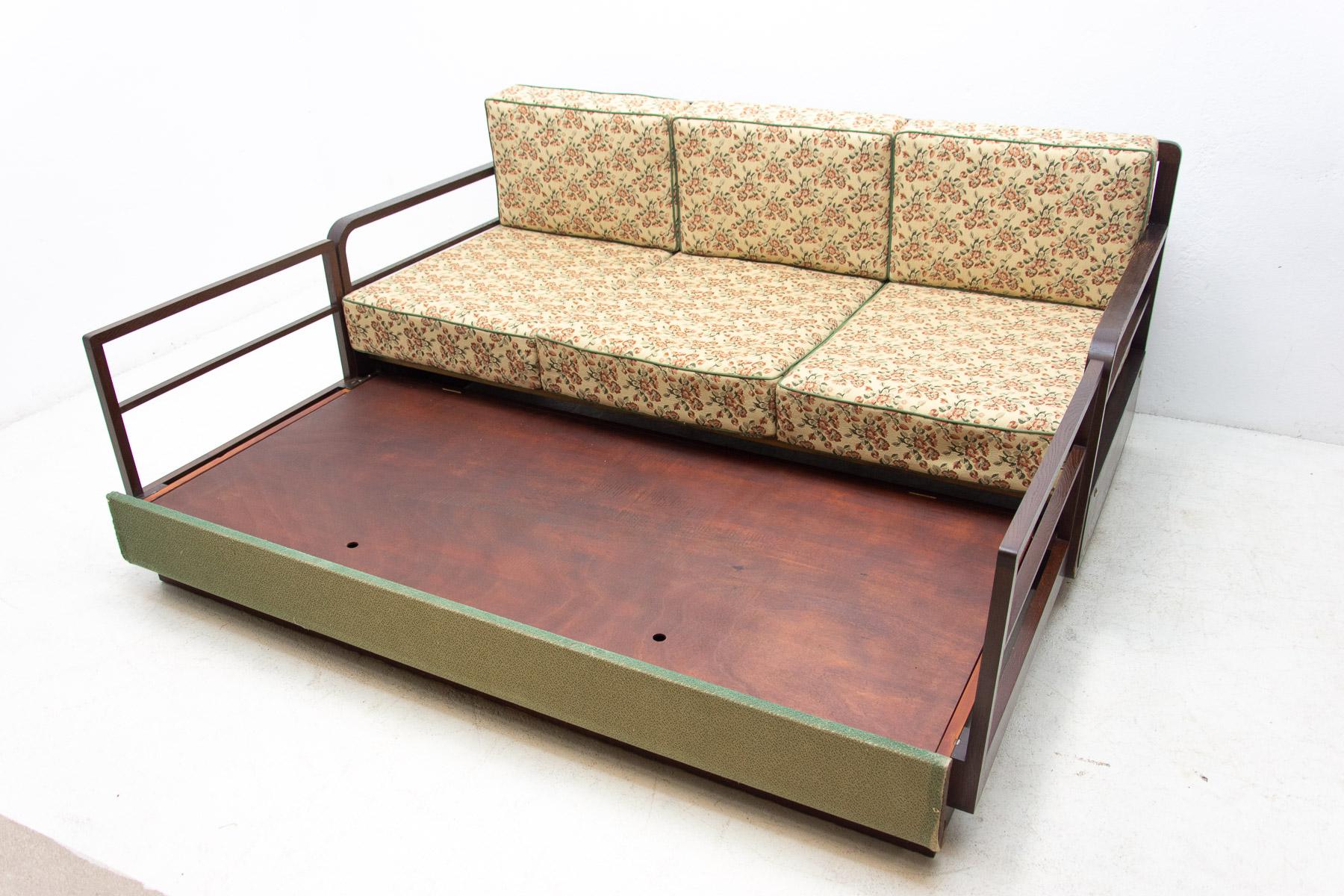 Mid Century Art Deco Style Sofa, 1950´S, Czechoslovakia 6