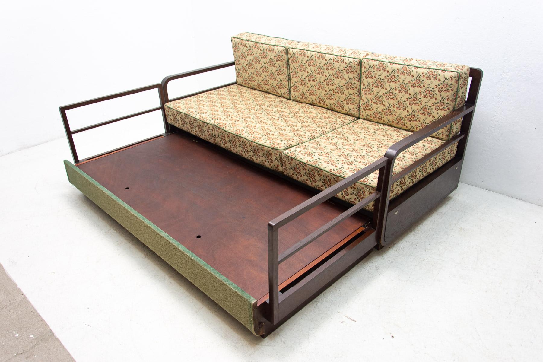 Mid Century Art Deco Style Sofa, 1950´S, Czechoslovakia 7