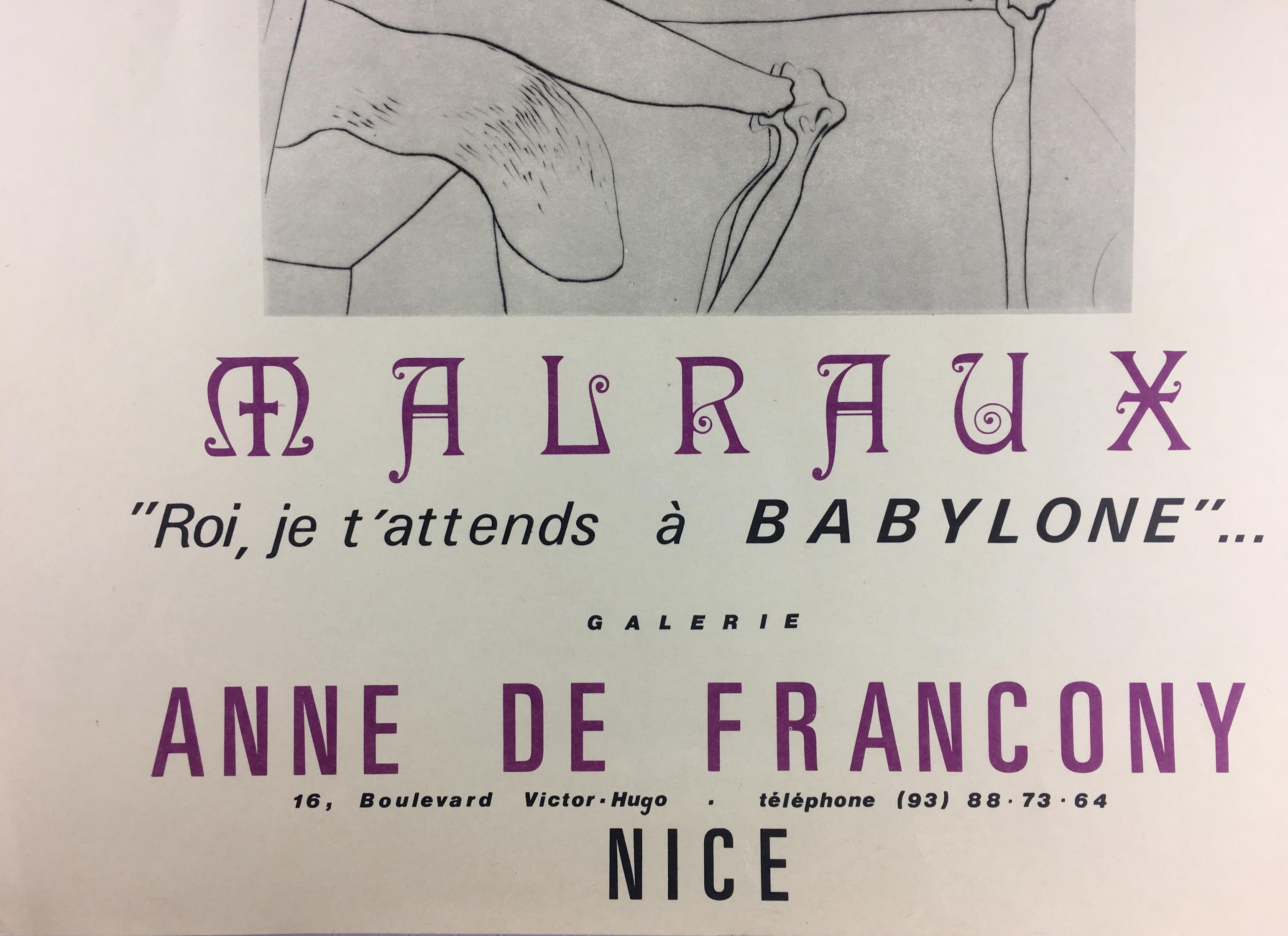 Mid-Century moderno Poster per mostra d'arte di Salvador Dalì, 1975 in vendita