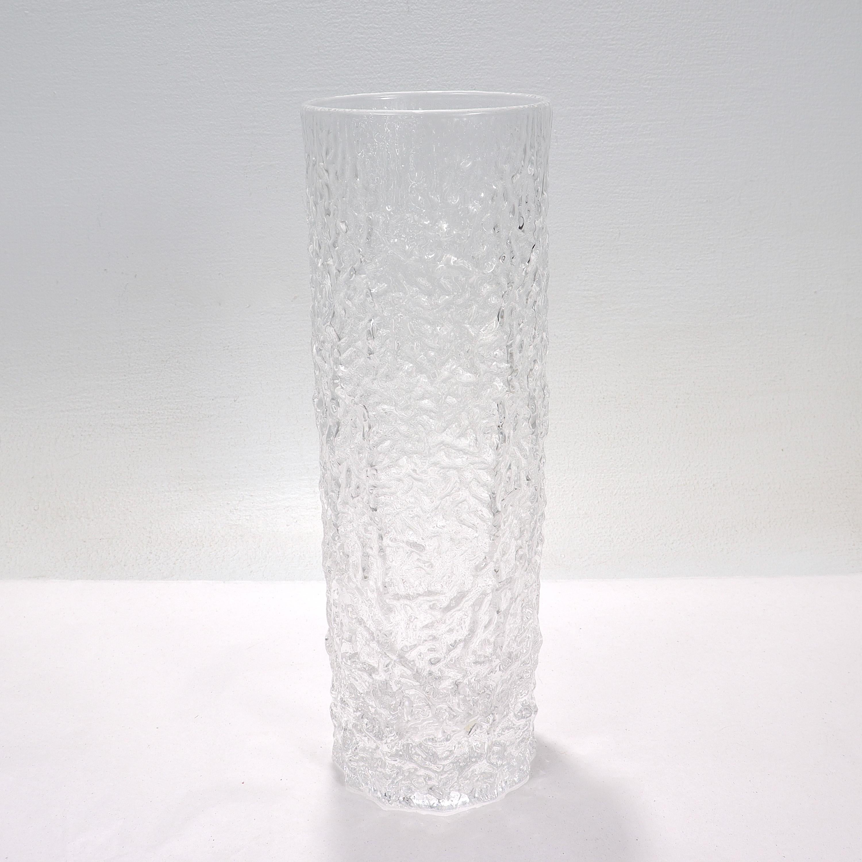 whitefriars glass bark vase