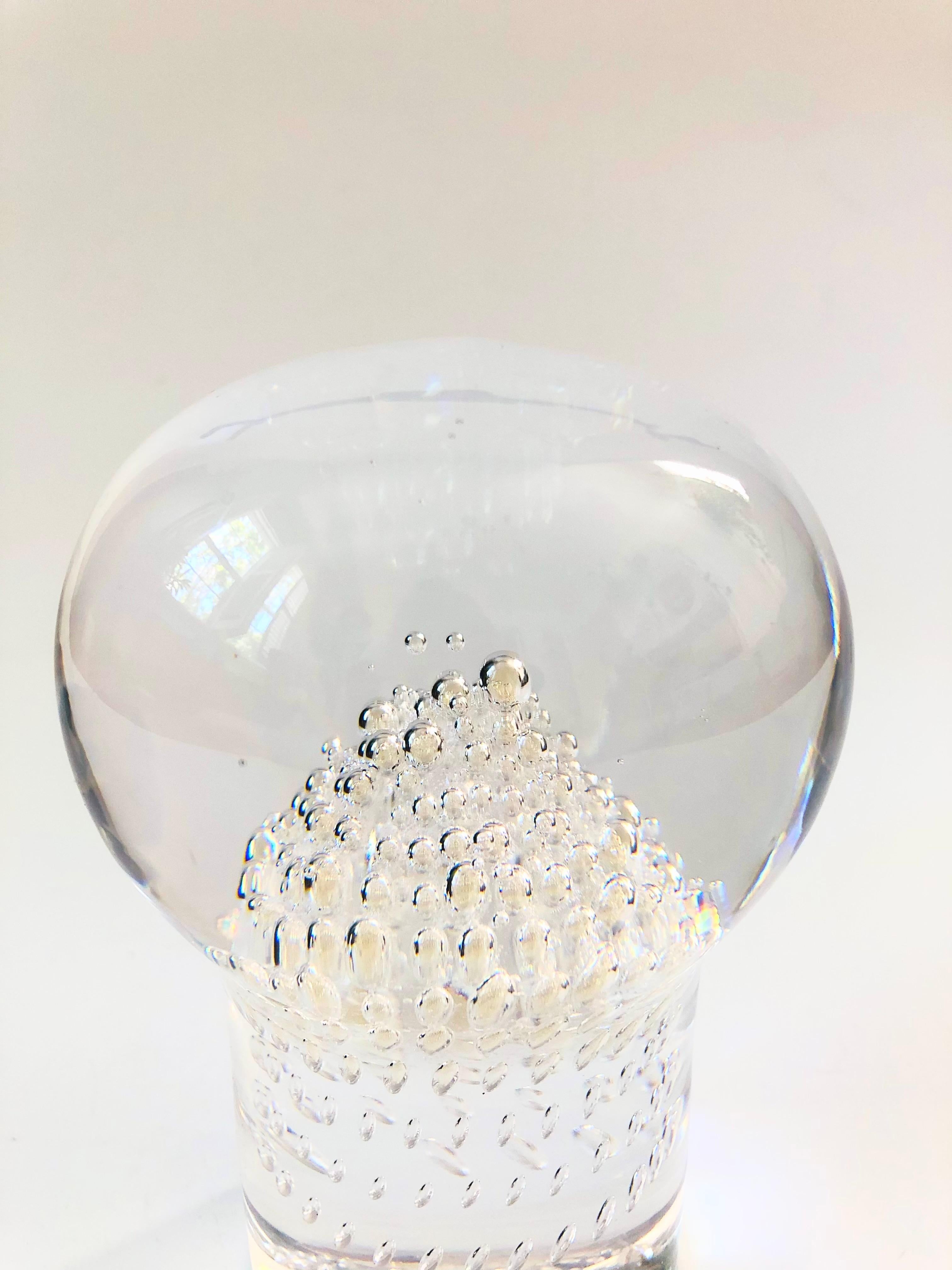 Mid-Century Modern Mid Century Art Glass Mushroom For Sale