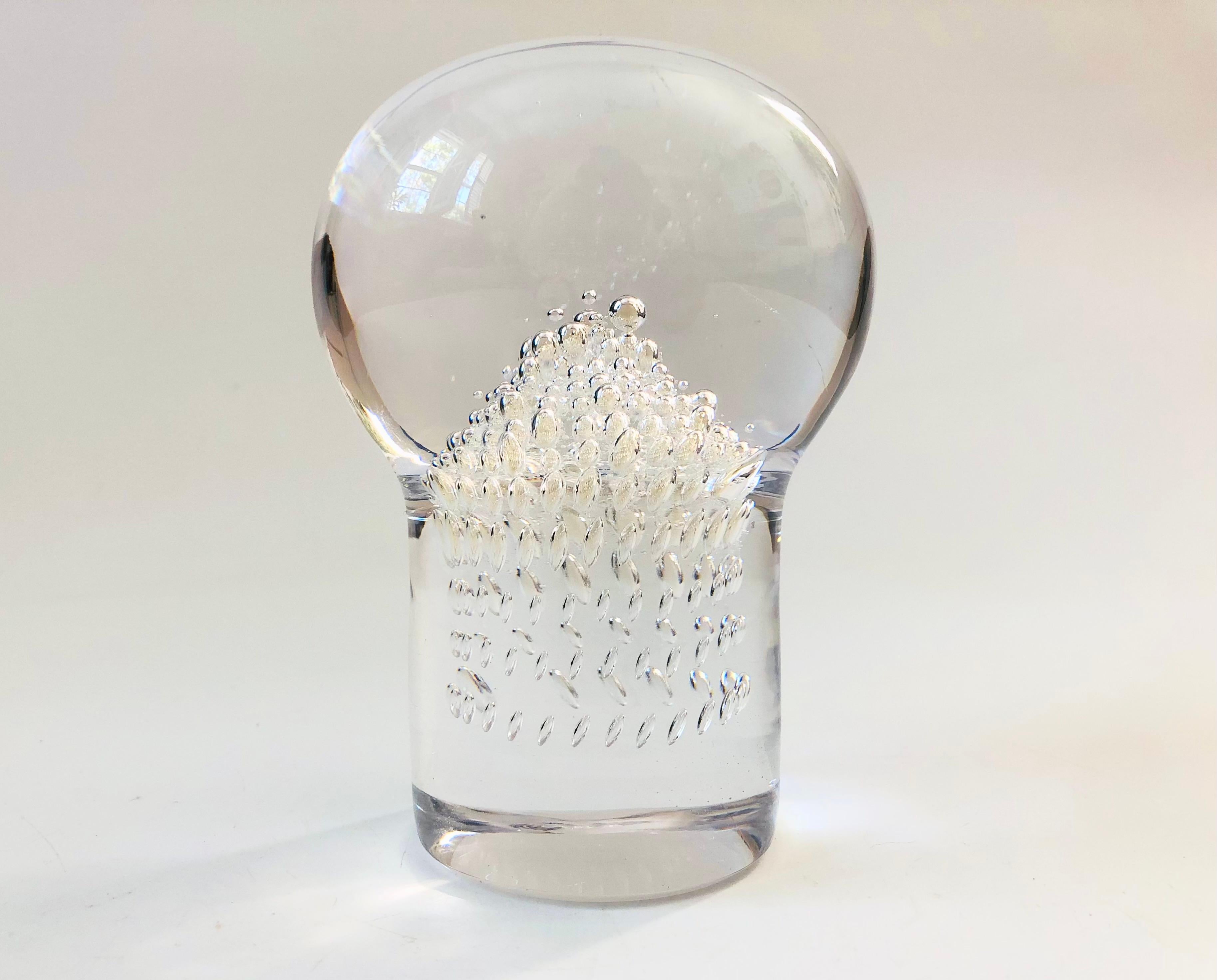 20th Century Mid Century Art Glass Mushroom For Sale