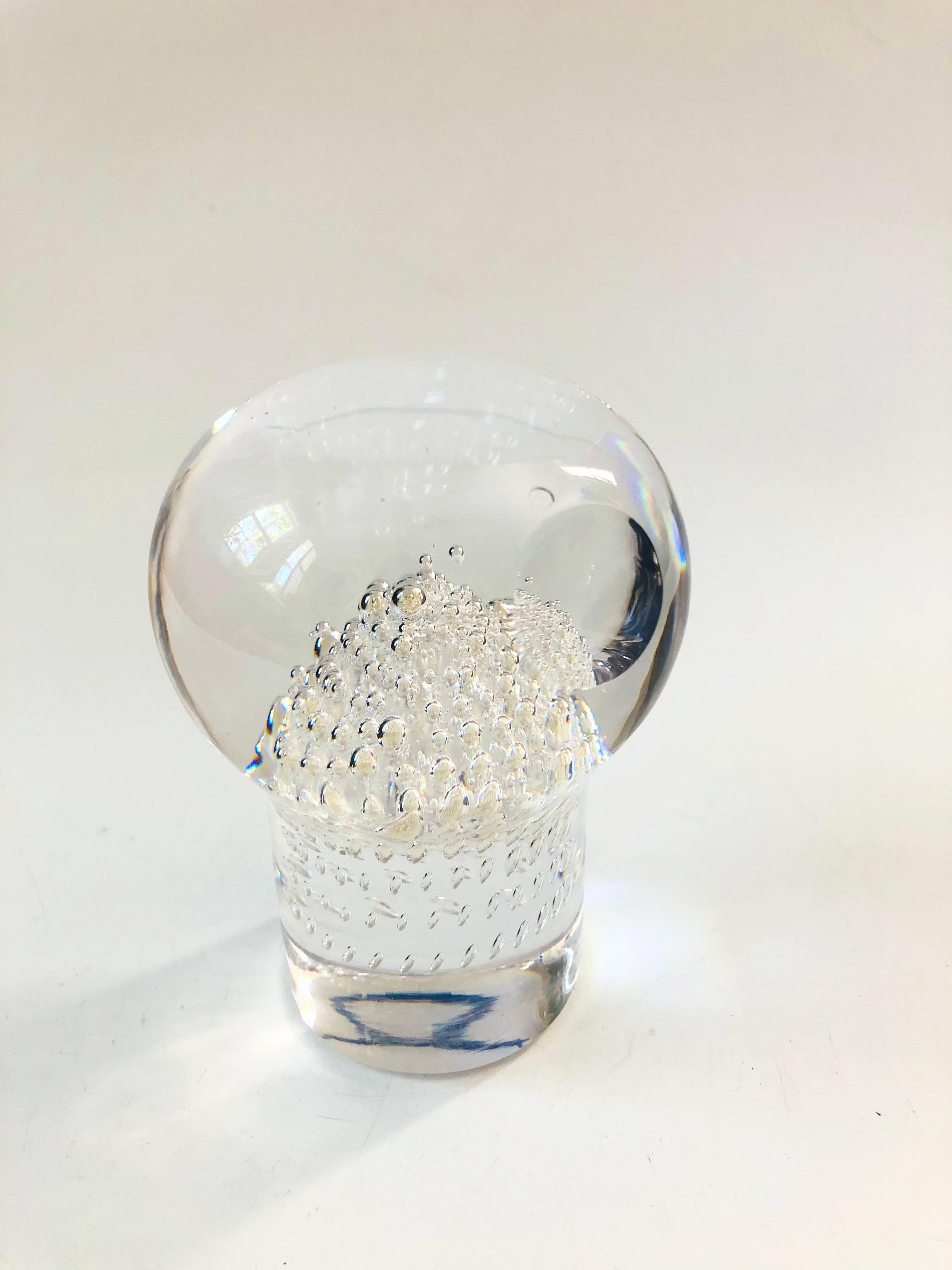 Mid Century Art Glass Mushroom For Sale 1