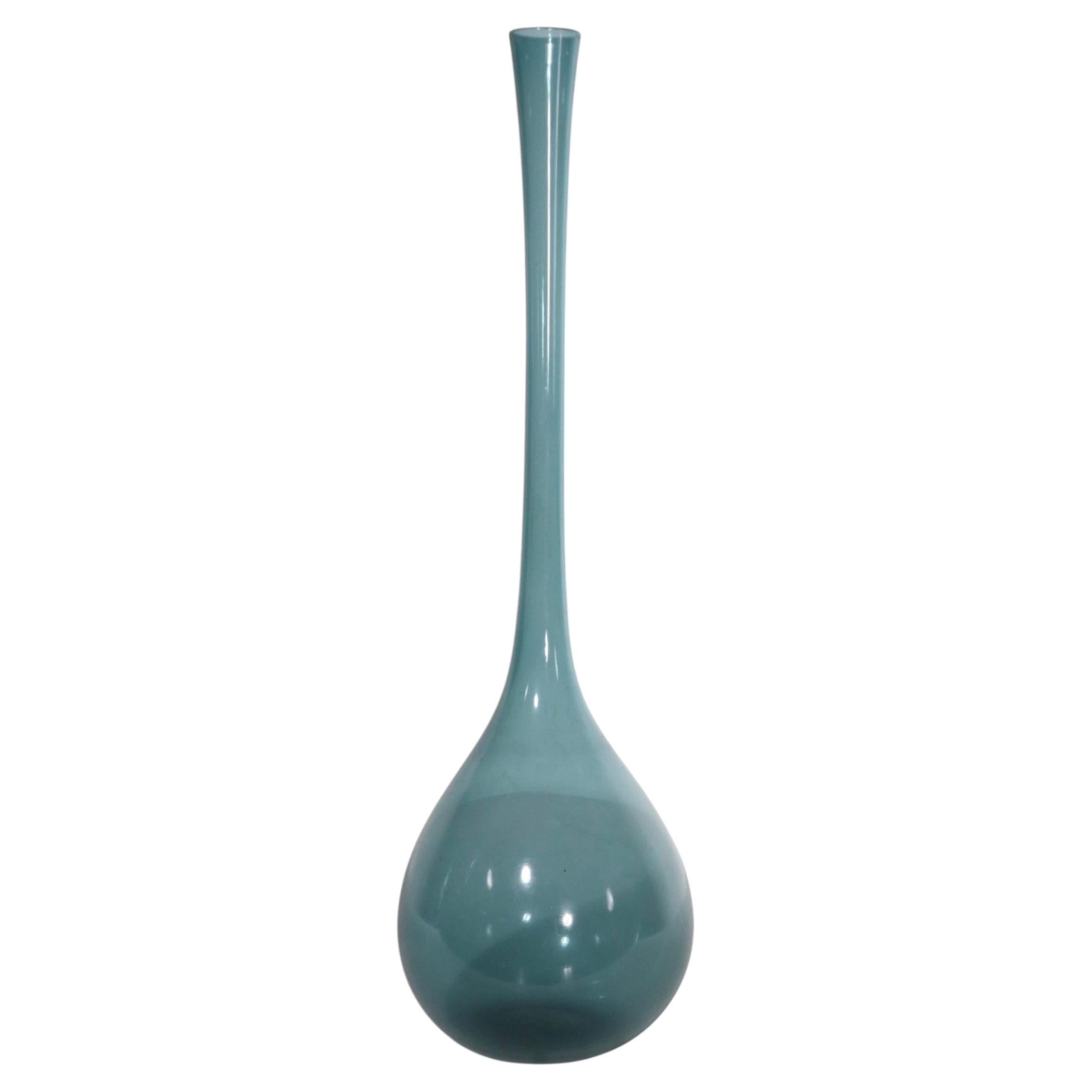 Vaso in vetro artistico di metà secolo di Arthur Pery, prodotto in Svezia negli anni '50 circa