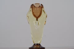 Mid-Century Art Glass Vase, Chribska, 1960's