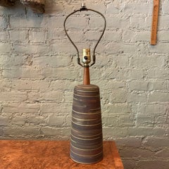 Midcentury Art Pottery Table Lamp by Gordon Martz For Marshall Studios