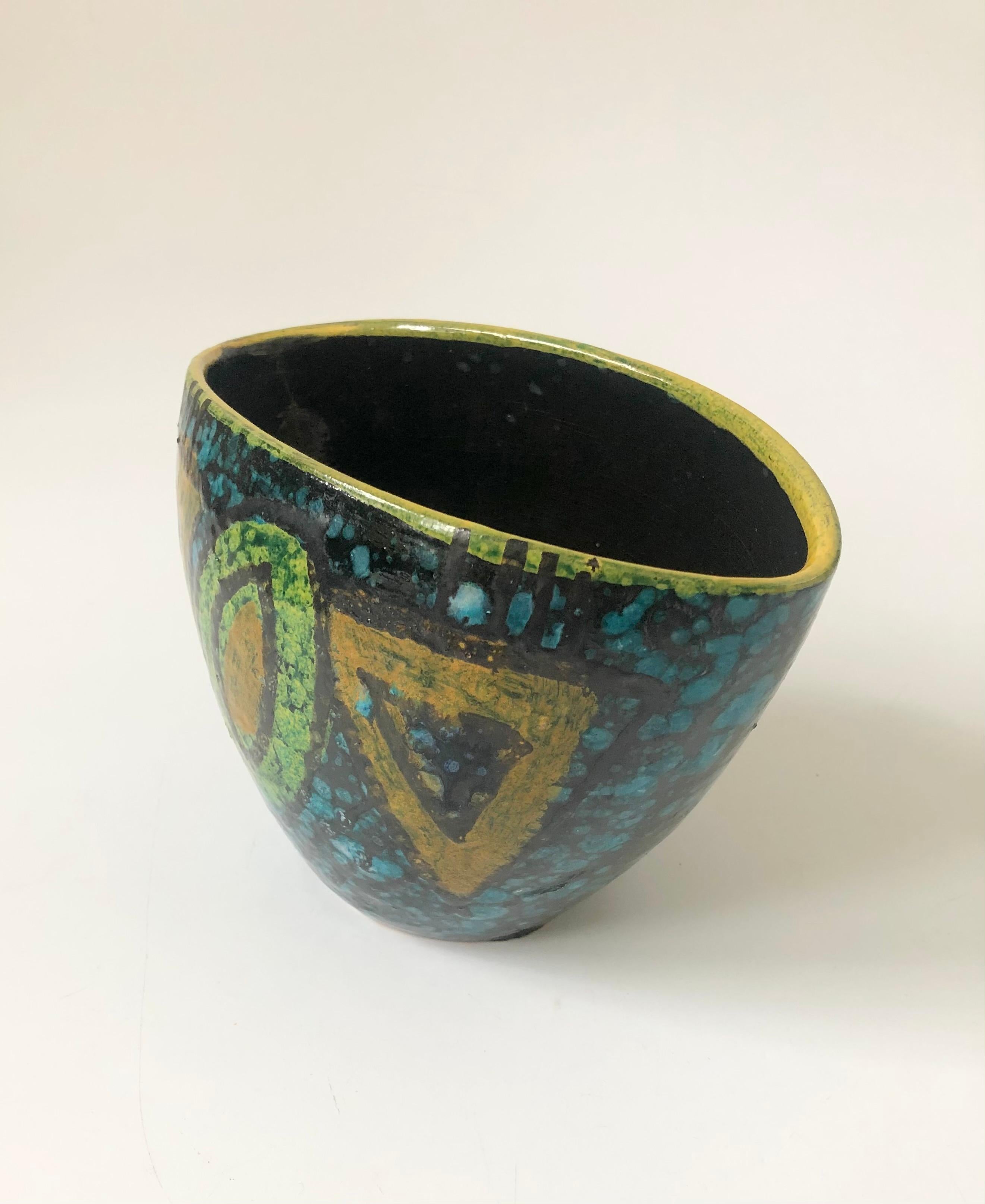 20th Century Mid Century Art Pottery Vase