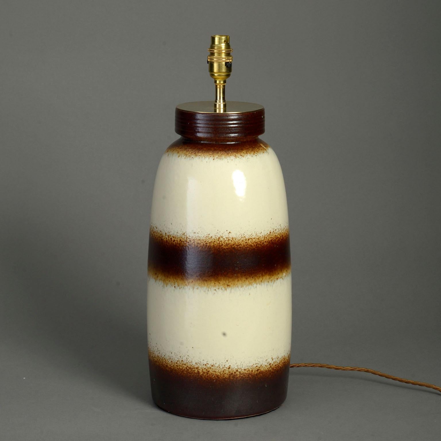 Mid-Century Modern Mid-Century Art Pottery Vase Lamp