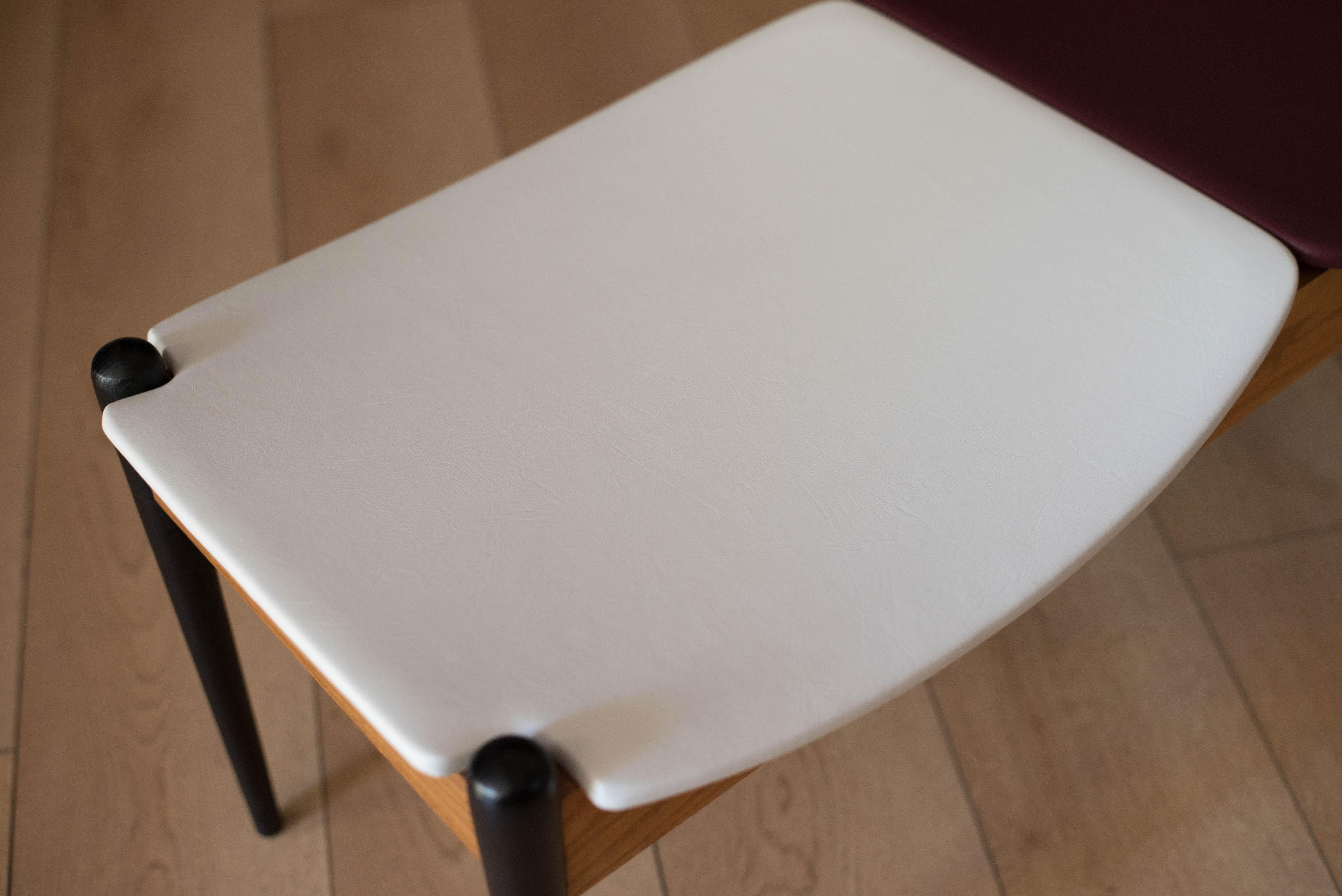 Naugahyde Midcentury Arthur Umanoff Bench