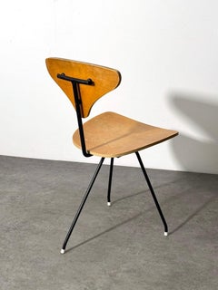 Mid Century Arthur Umanoff Rare Swivel Desk Chair in Birch for Elton 1950s