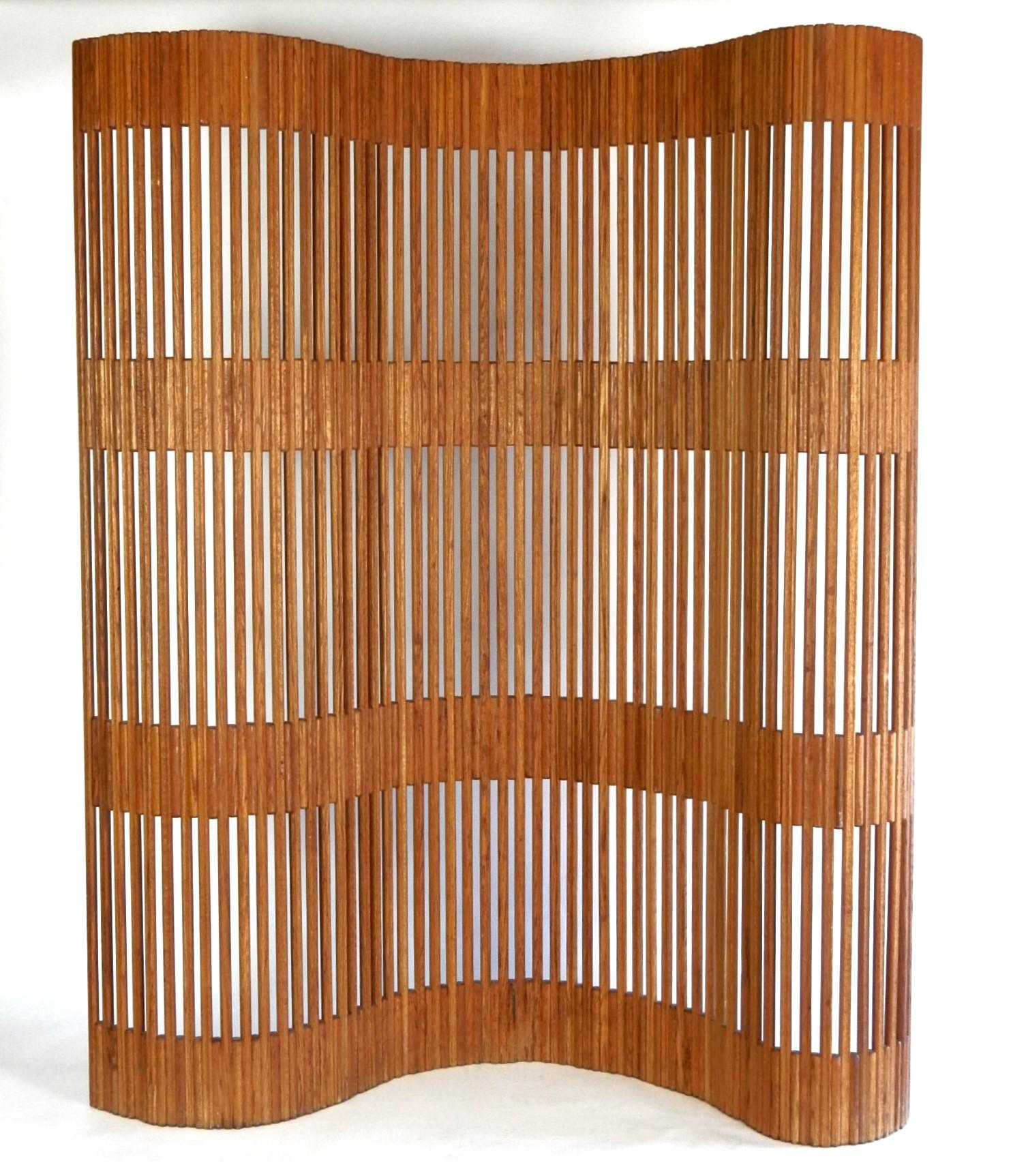 Mid-Century Articulated Paravent Baumann Screen Room Divider For Sale 2