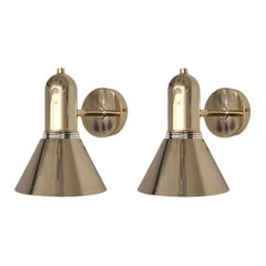 Mid-Century Articulated Set of Three Wall Sconces by Estiluz, Barcelona, 1970s