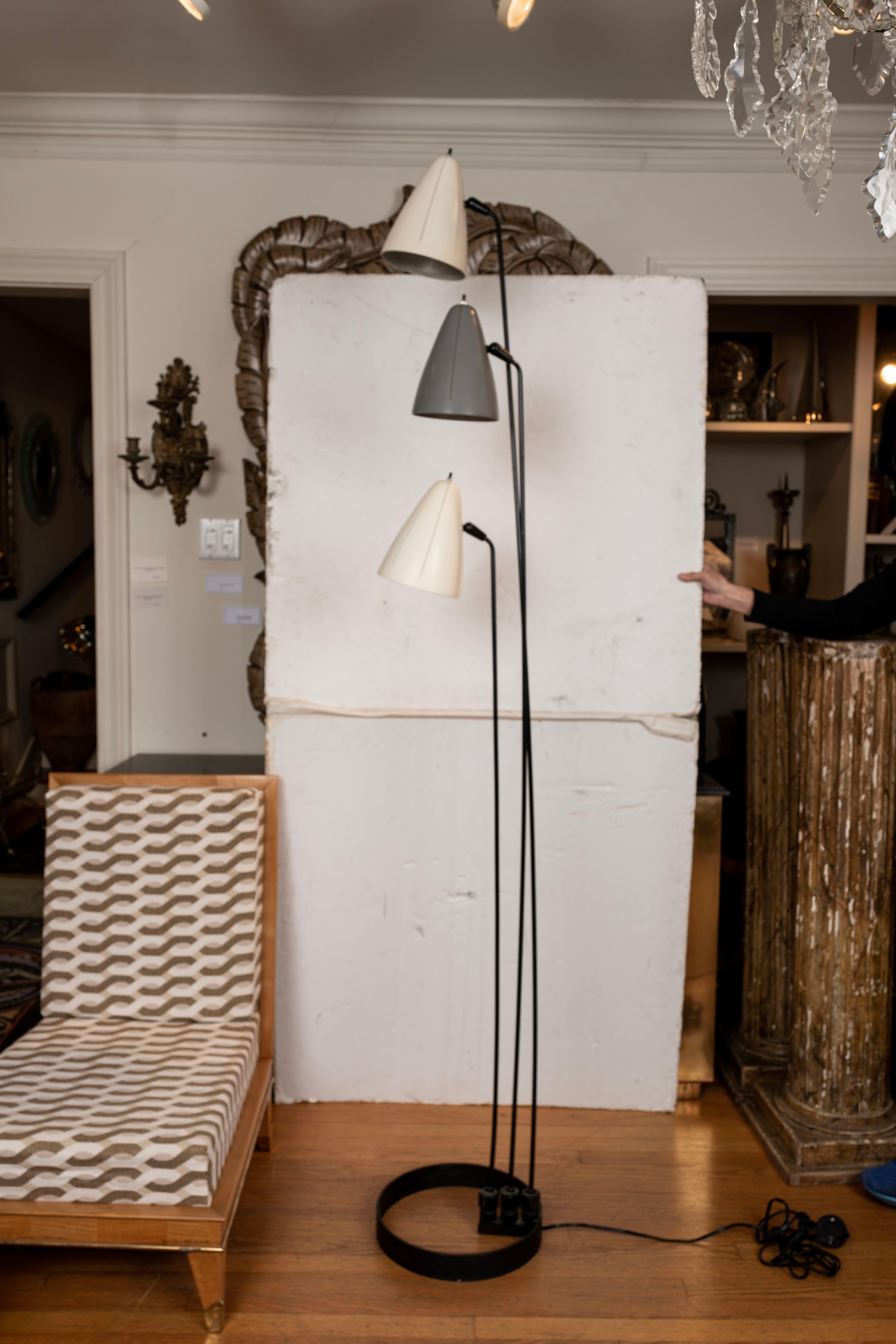 Mid-Century Modern  Articulating Floor Lamp by Ben Seibel For Sale