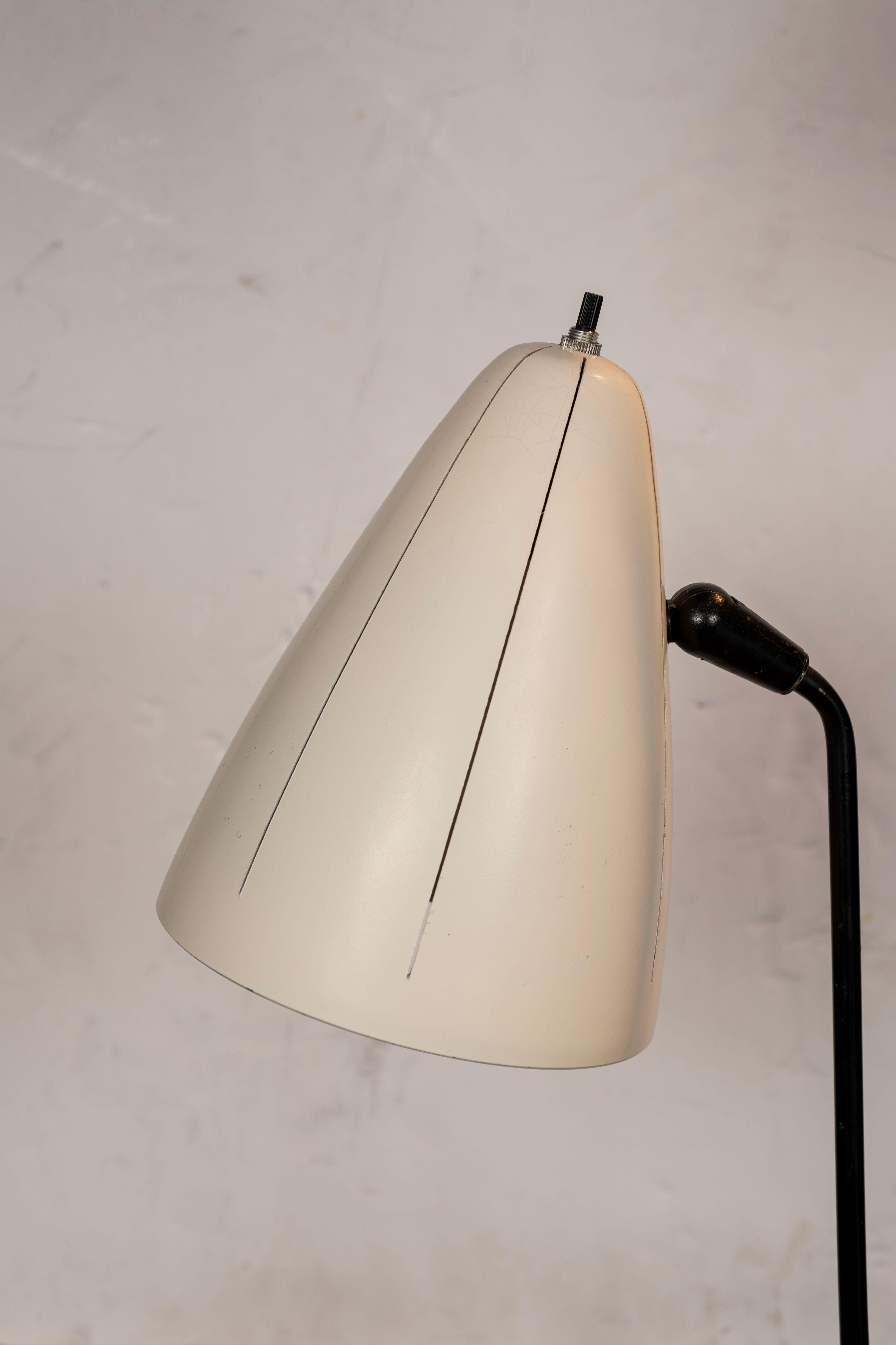 Mid-20th Century  Articulating Floor Lamp by Ben Seibel For Sale