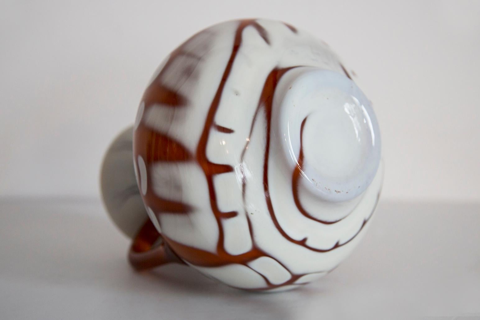 Vaso in vetro artistico di metà secolo, Prokuplje-Yugoslavia, anni '70 in vendita 4