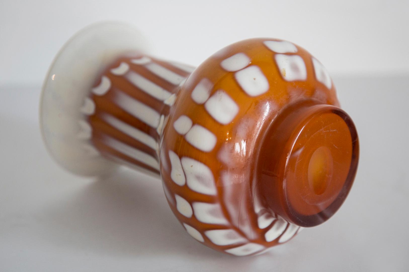 Mid Century Artistic Glass Vase, Prokuplje-Yugoslavia, 1970s 1