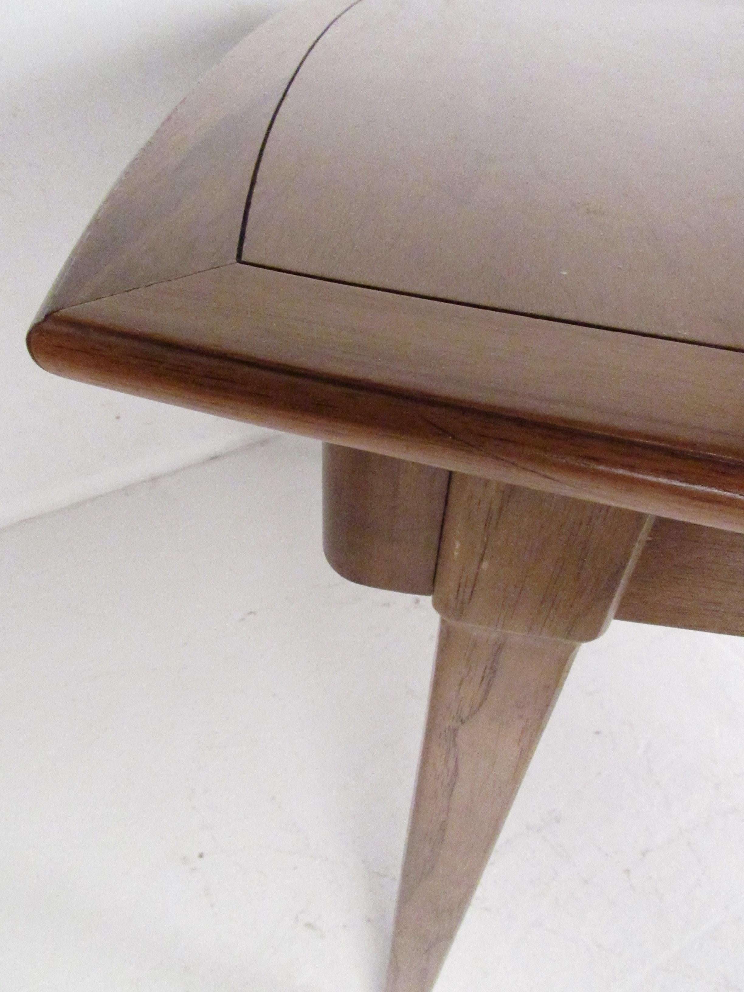 drexel dining table mid century