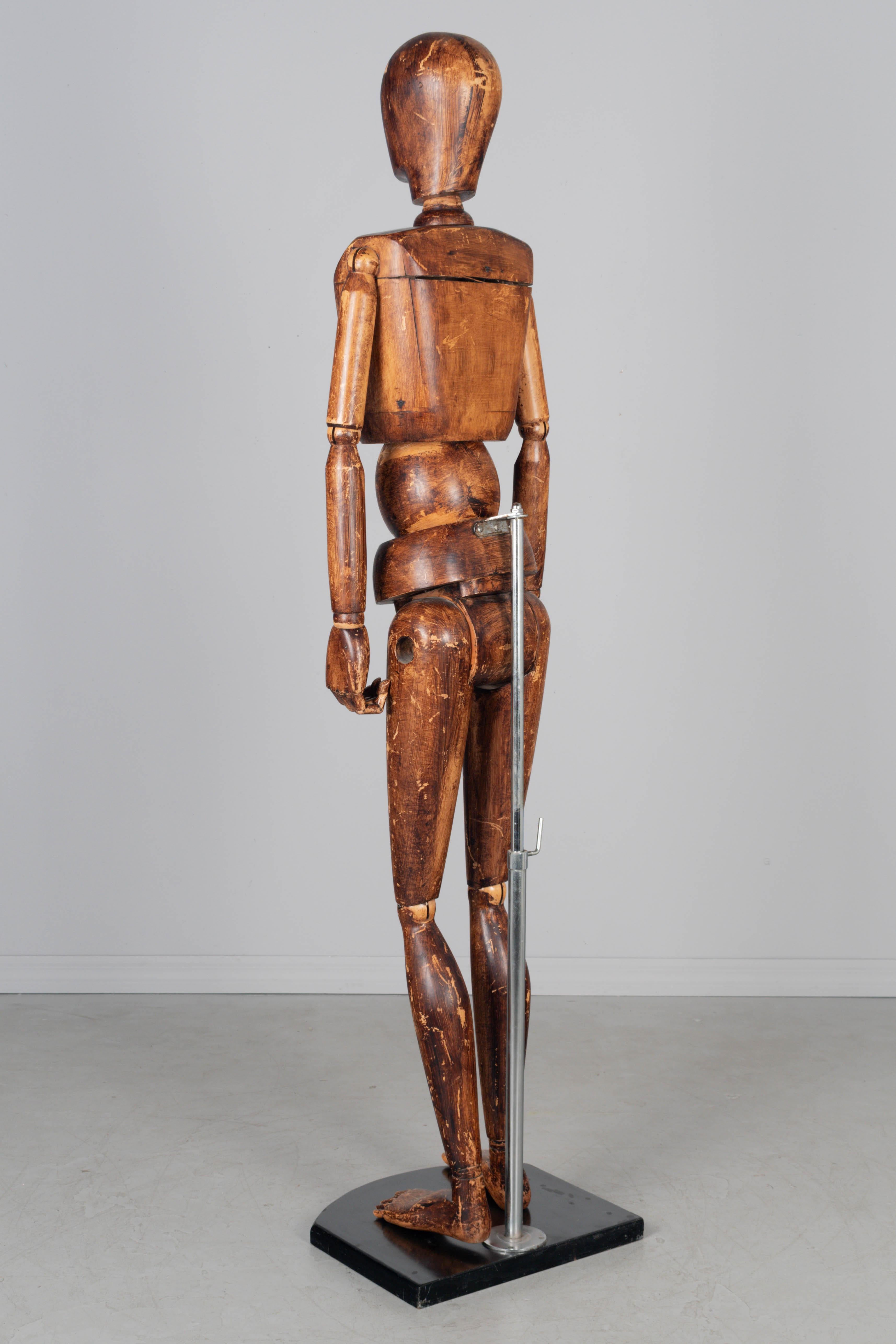 Maniquí articulado de artista de mediados de siglo Moderno de mediados de siglo en venta