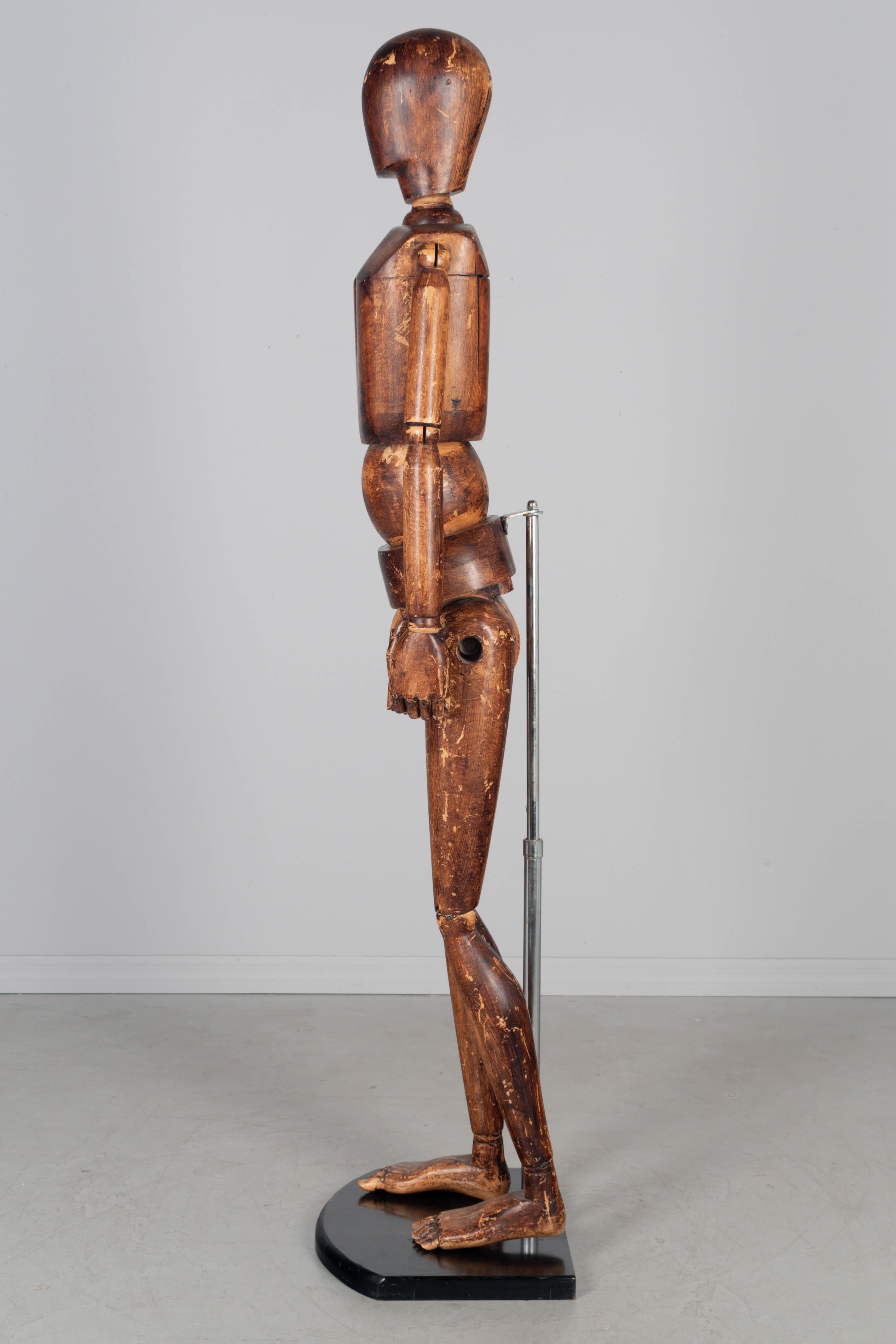 Maniquí articulado de artista de mediados de siglo Hecho a mano en venta