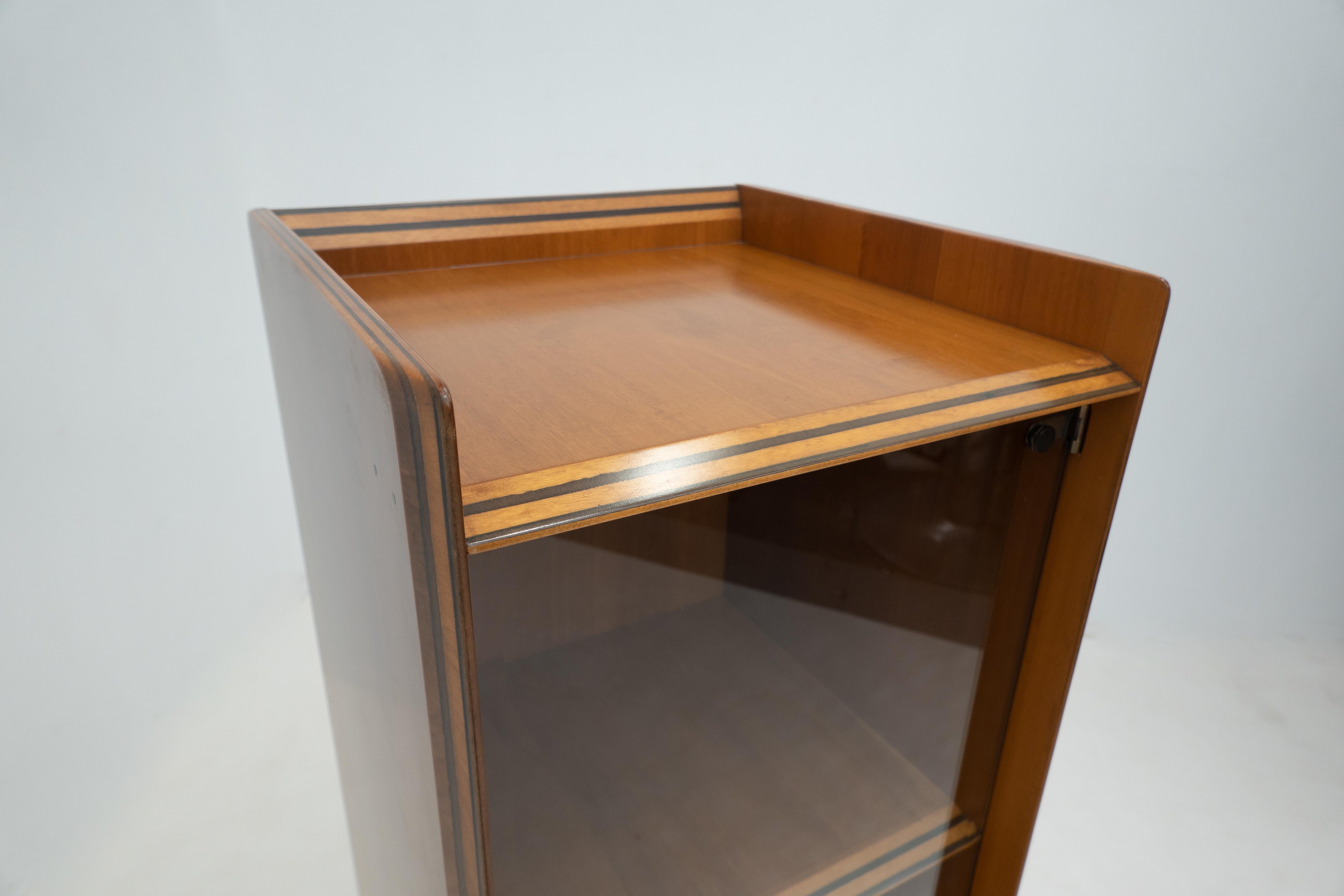 Mid-Century Modern Mid-Century Artona shelf by Afra & Tobia Scarpa for Maxalto, Wood and Leather