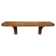 Mid Century Arts and Crafts Mission Style Eiche Wandregal