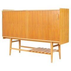 Mid-Century Ash Sideboard by René-Jean Caillette for Charron, France, 1950s