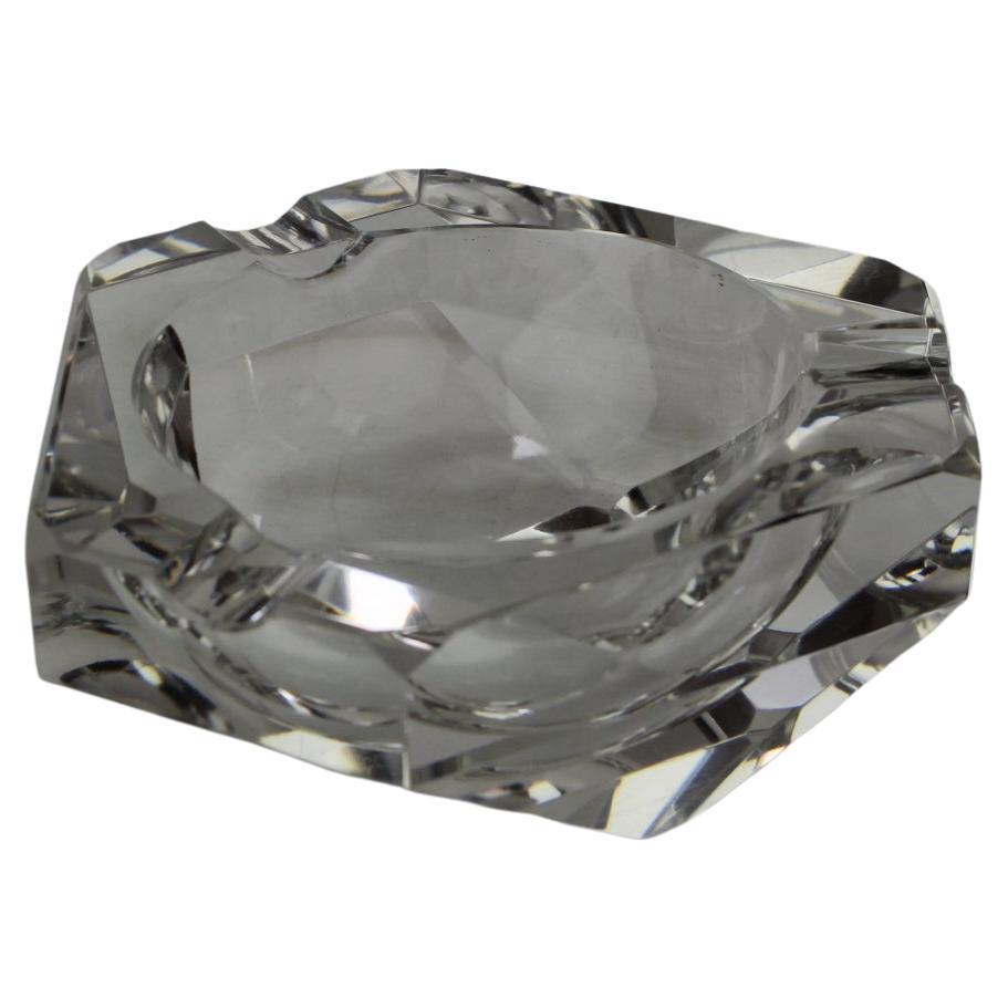 Mid-Century Ashtray  - Diamond by Bohemia Glass, 1970's For Sale