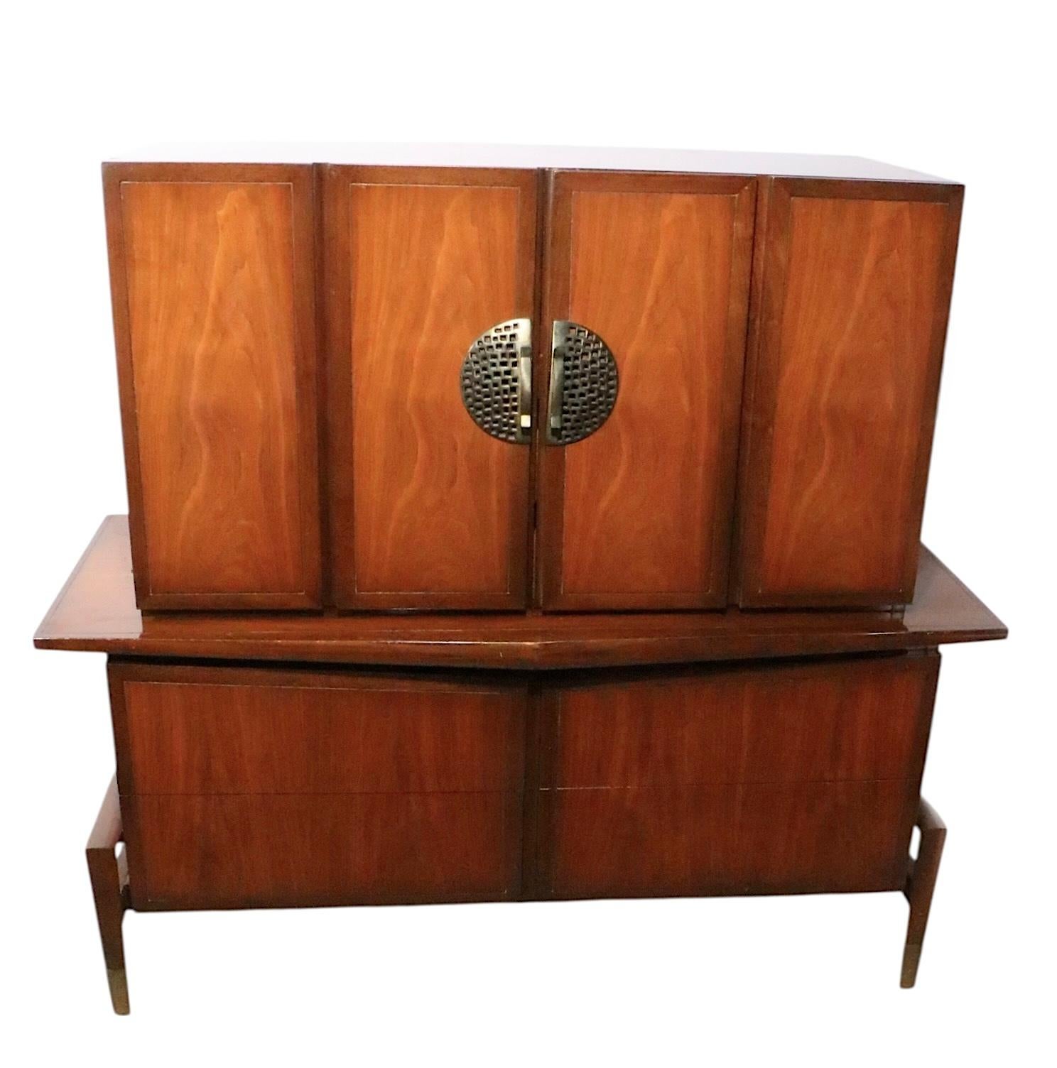 Cassapanca di Helen Hobey Baker del Mid Century Asia Modern in vendita 10