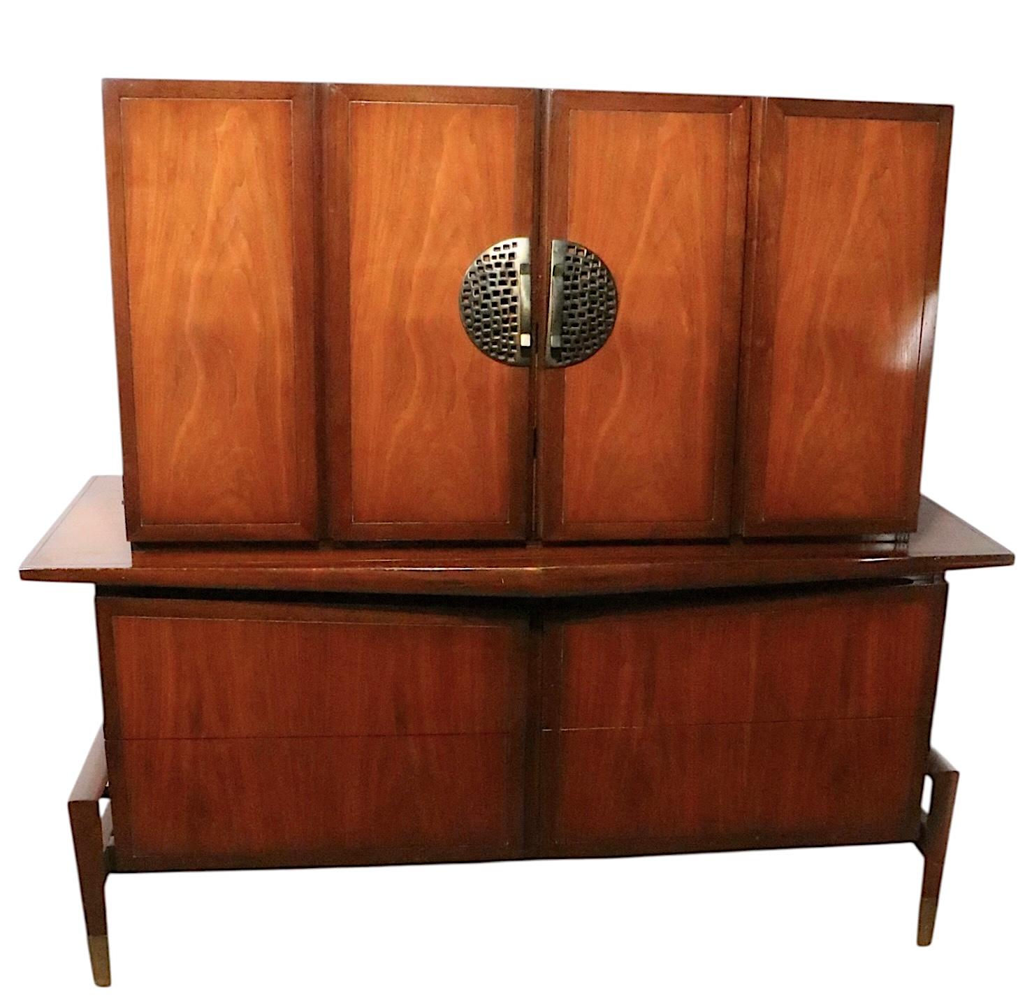 Cassapanca di Helen Hobey Baker del Mid Century Asia Modern in vendita 11