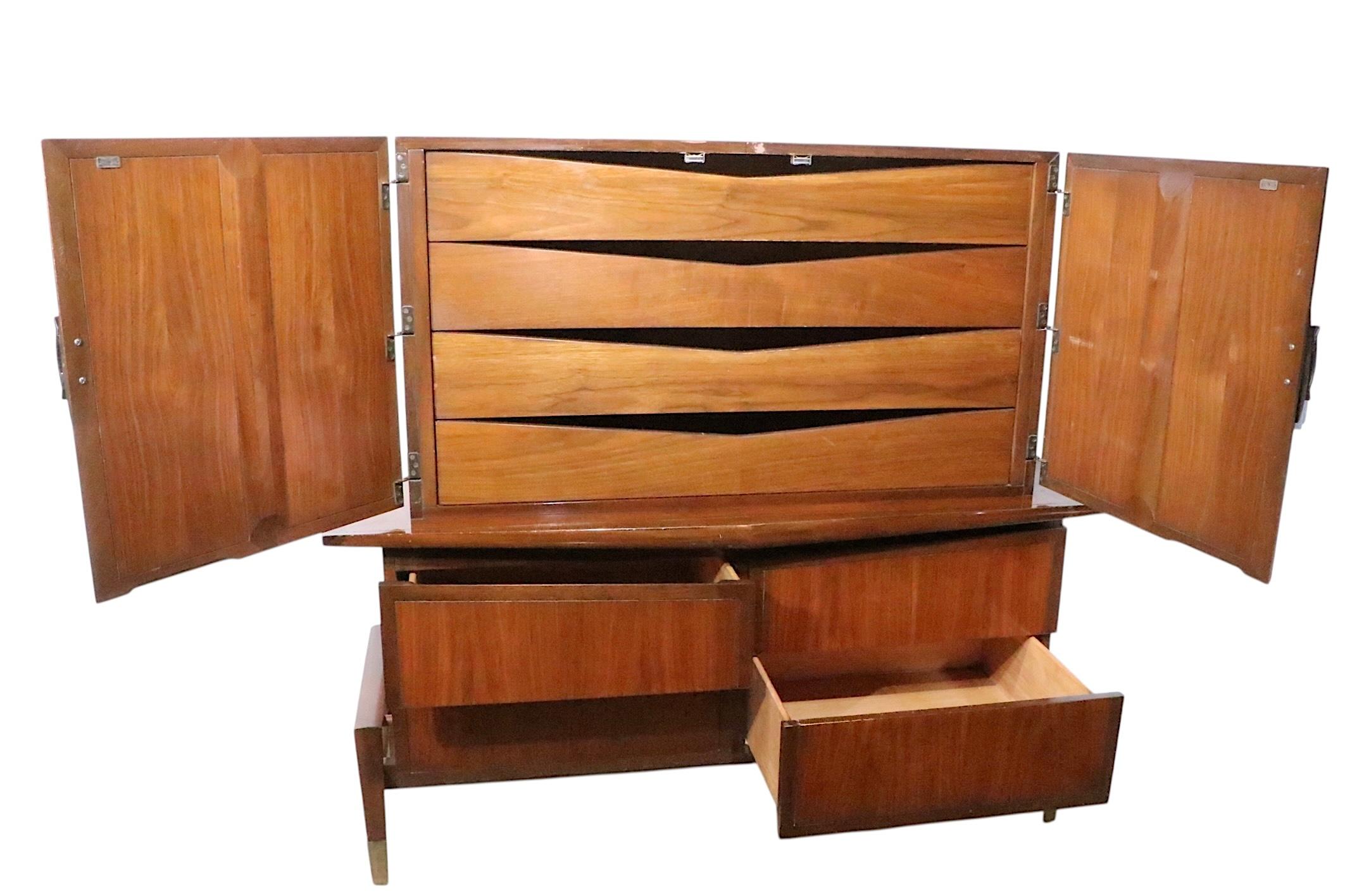 Cassapanca di Helen Hobey Baker del Mid Century Asia Modern in vendita 13