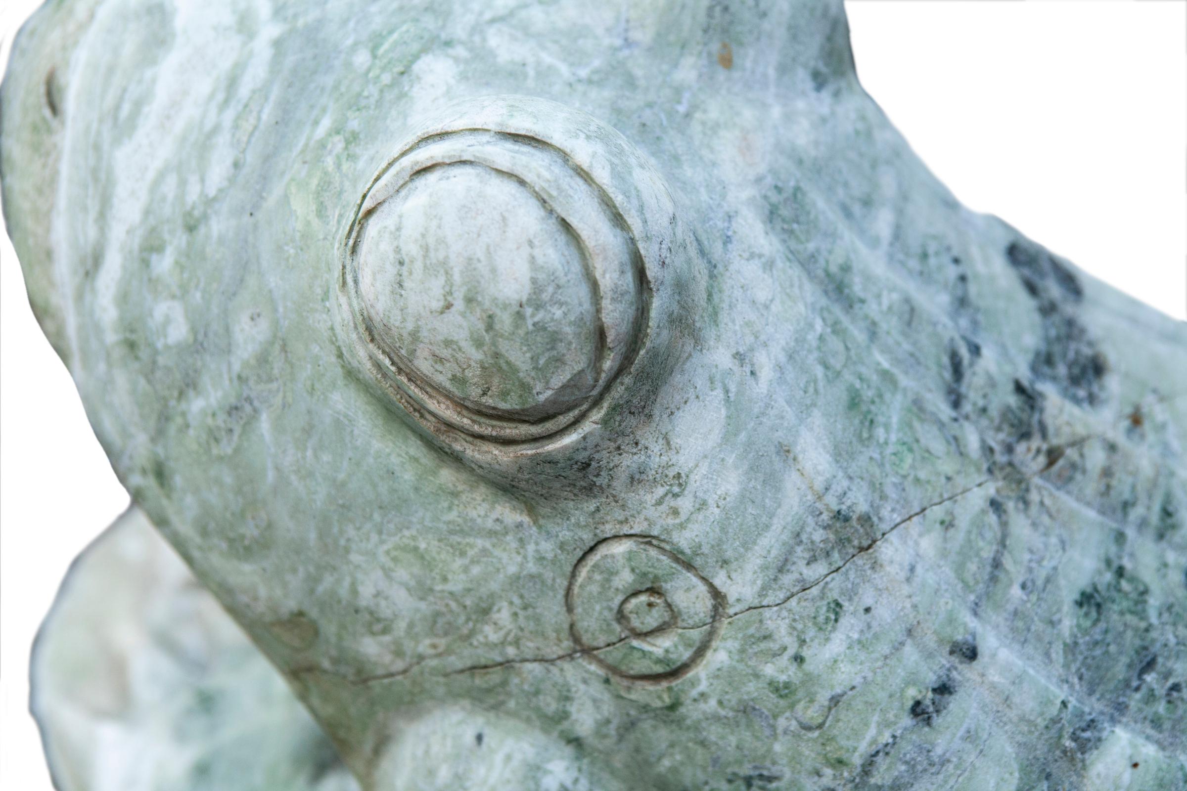 20th Century Midcentury Asian Jadeite Frog