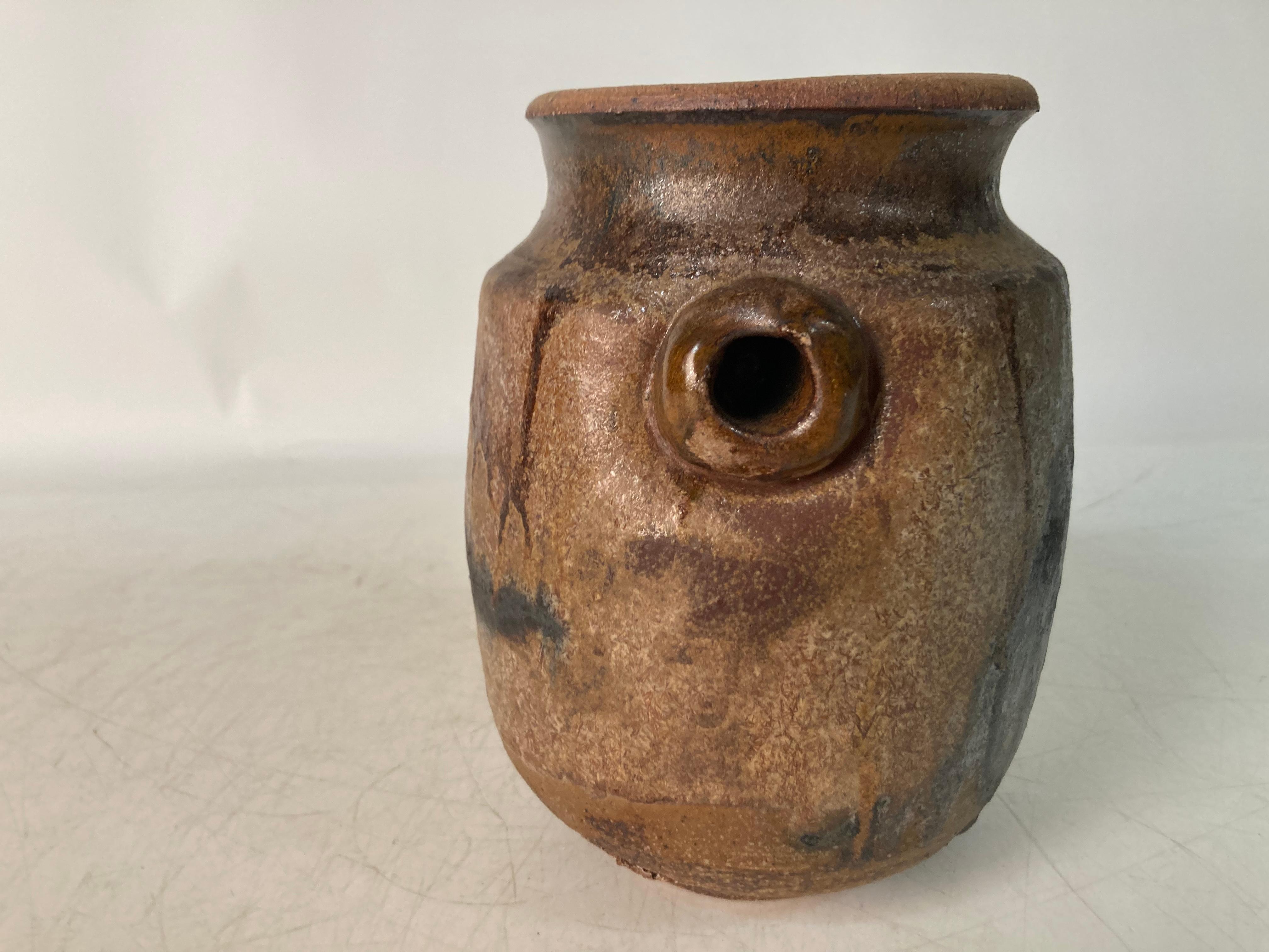 Mid Century Asian Style Raku Typ Gefäß im Zustand „Gut“ im Angebot in Bridgeport, CT