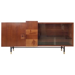 Mid-Century Asymmetric Italian Sideboard, circa 1950