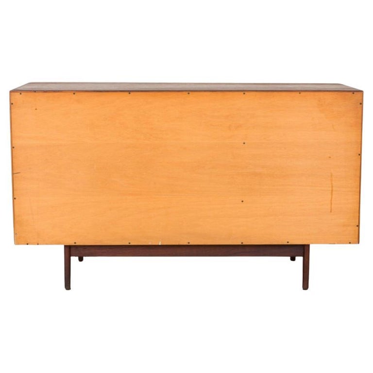 Mid century asymmetrical Walnut 8-Drawer Dresser by Jens Risom at 1stDibs