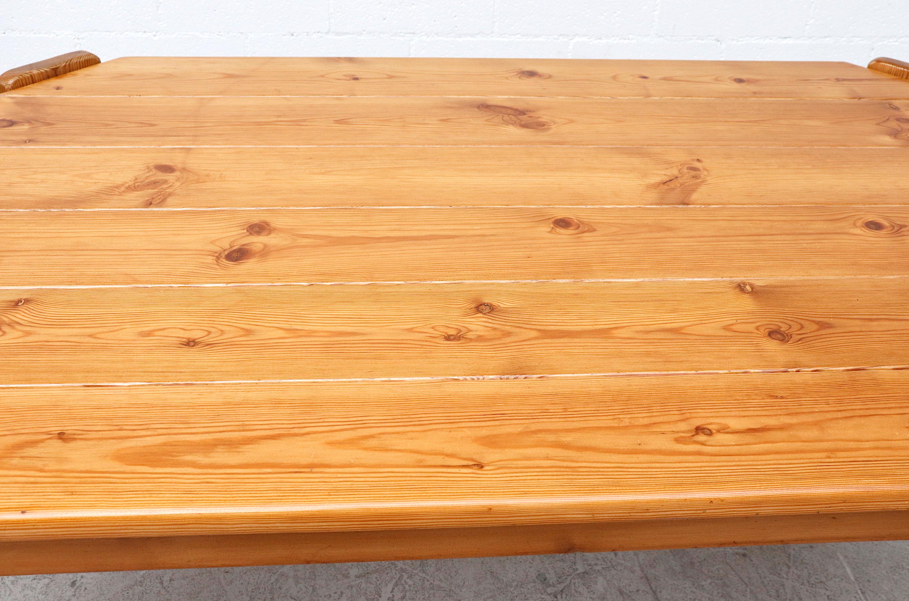 Mid-Century Ate Van Apeldoorn Style Pine Dining Table 2