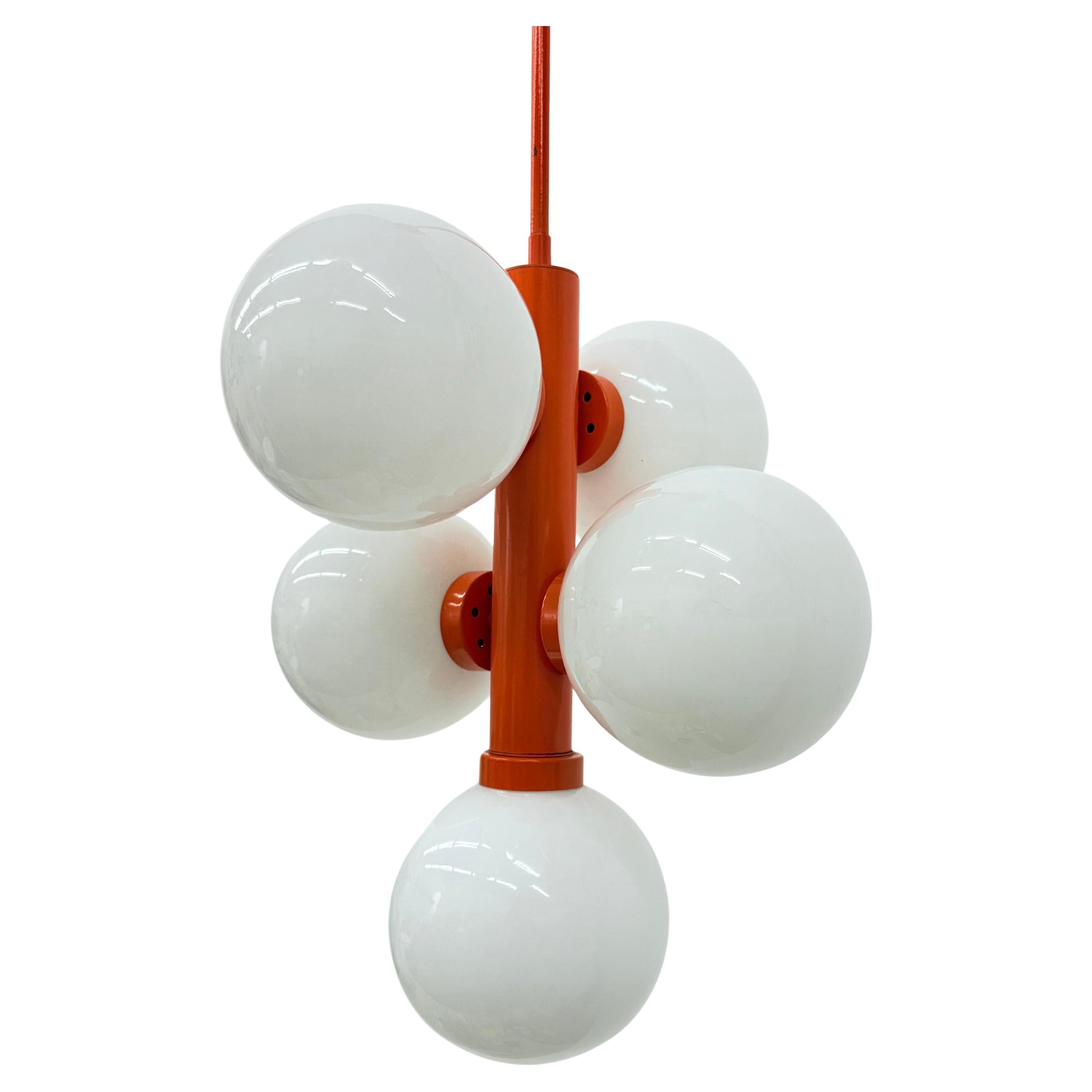 Lampada a sospensione atomica Sputnik di metà secolo, anni 
70 in vendita