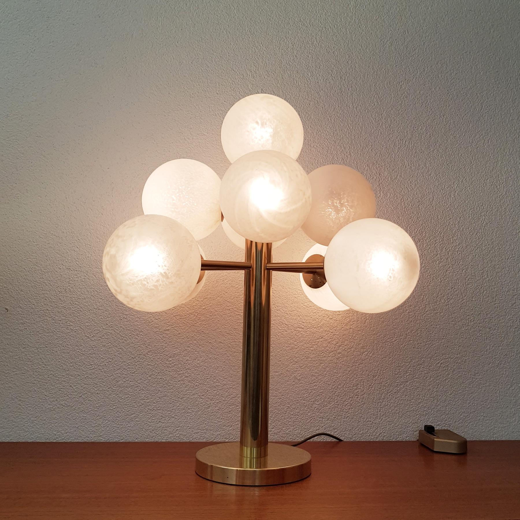 vintage sputnik table lamp