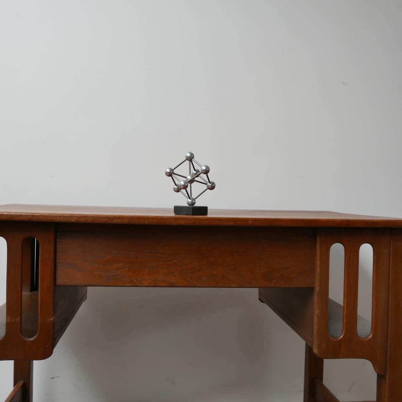 Mid-Century Modern Mid-Century Atomium Marble Desk Top Model Curio