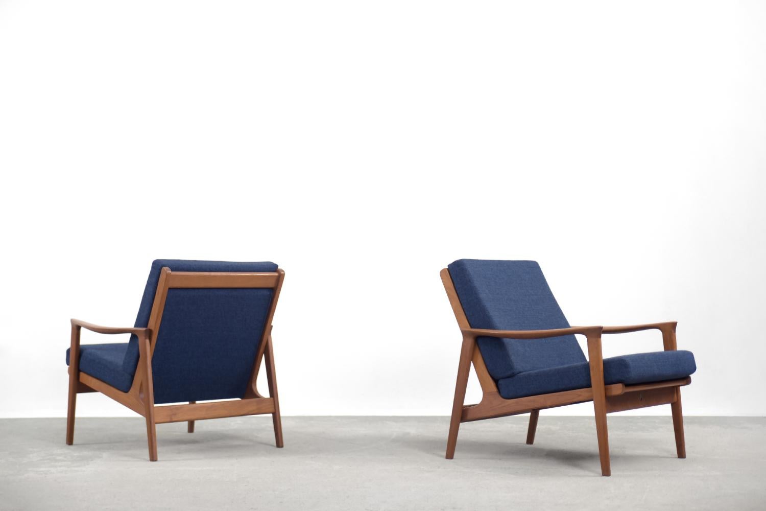 Canapés et fauteuils en teck de style australien moderne du milieu du siècle dernier par Parker Furniture, années 1950 en vente 11
