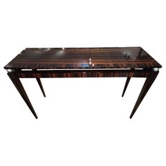 Mid-Century Austrian Console in Macassar