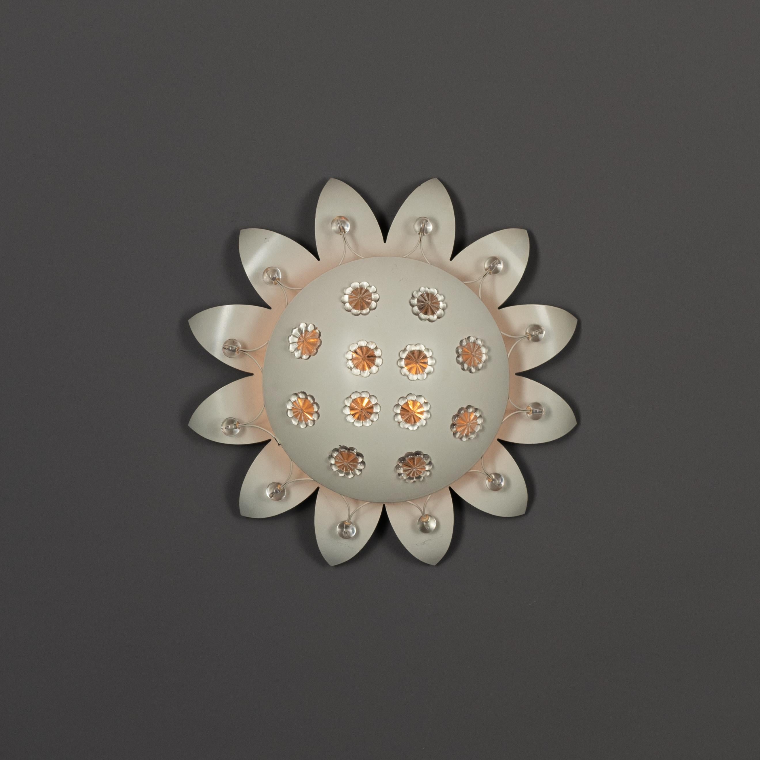 Mid-20th Century Mid-Century Austrian Sconce by Emil Stejnar for Rupert Nikoll, 1950s For Sale