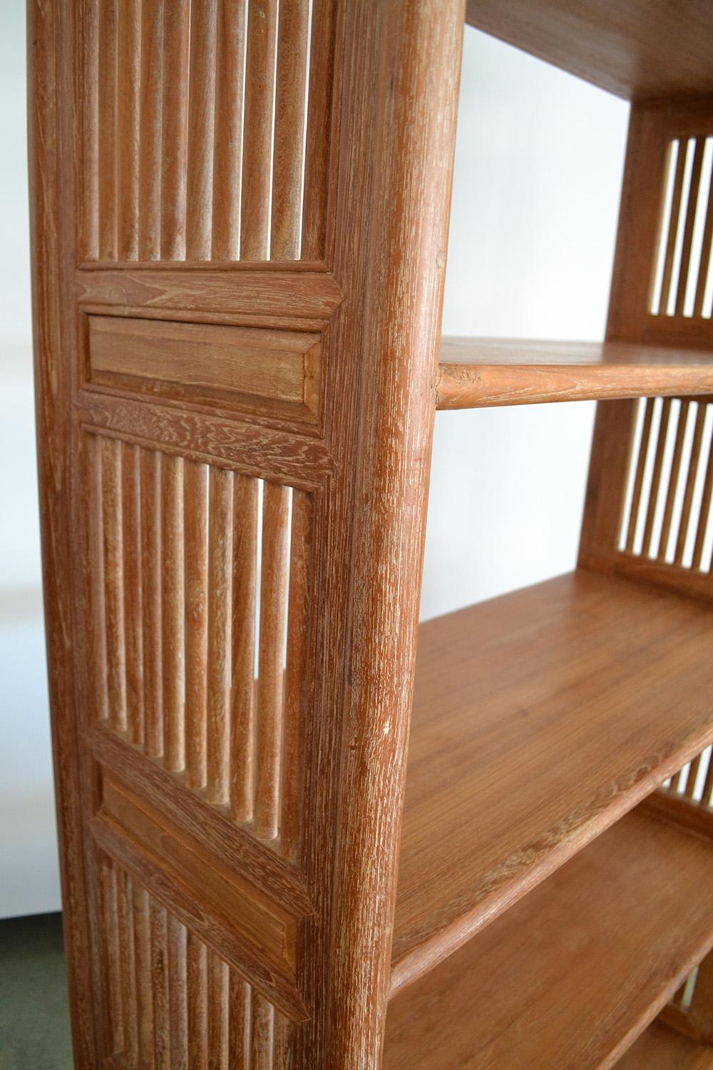 Mid-Century Austrian Style Cerused Oak Bookcase or Etagere, 1950s For Sale 1