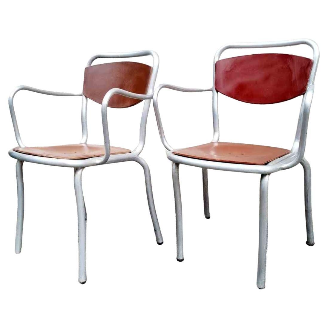 Mid Century B 236 Chairs Designed by Gastone Rinaldi for Rima Italy, 50s For Sale