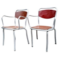 Mitte des Jahrhunderts B 236 Stühle entworfen von Gastone Rinaldi für Rima Italien, 50er Jahre