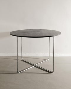 Mid Century "B27" Round Dining Table by Marcel Breuer Produced by Thonet, 1930s
