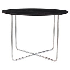 Mid Century "B27" Round Dining Table by Marcel Breuer Produced by Thonet, 1930s